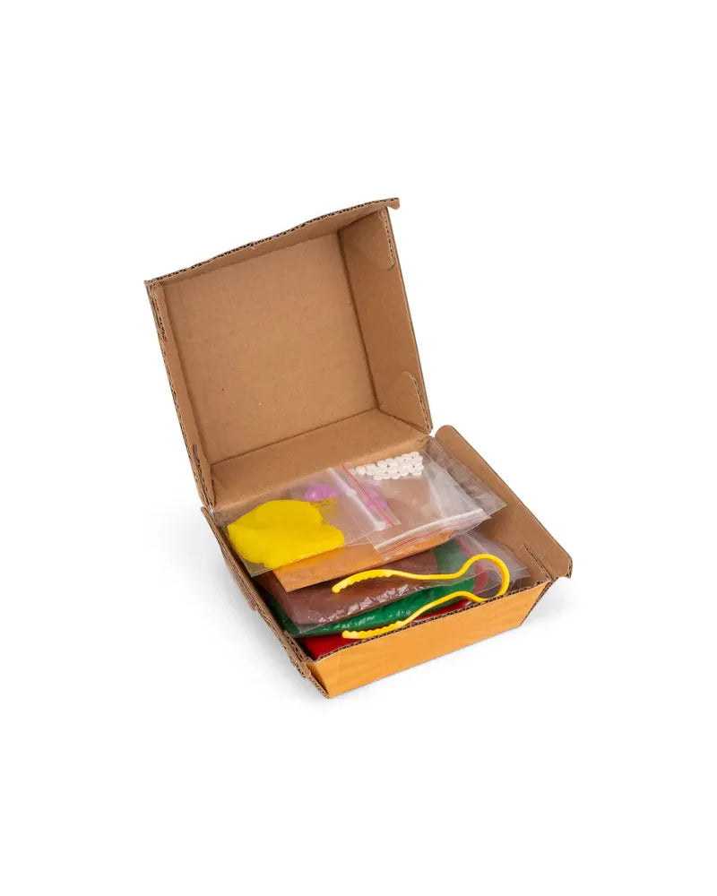 Make Your Own Burger Slime and Putty – joyful toys & games for little ones at C&K, an independent lifestyle store in Settle.