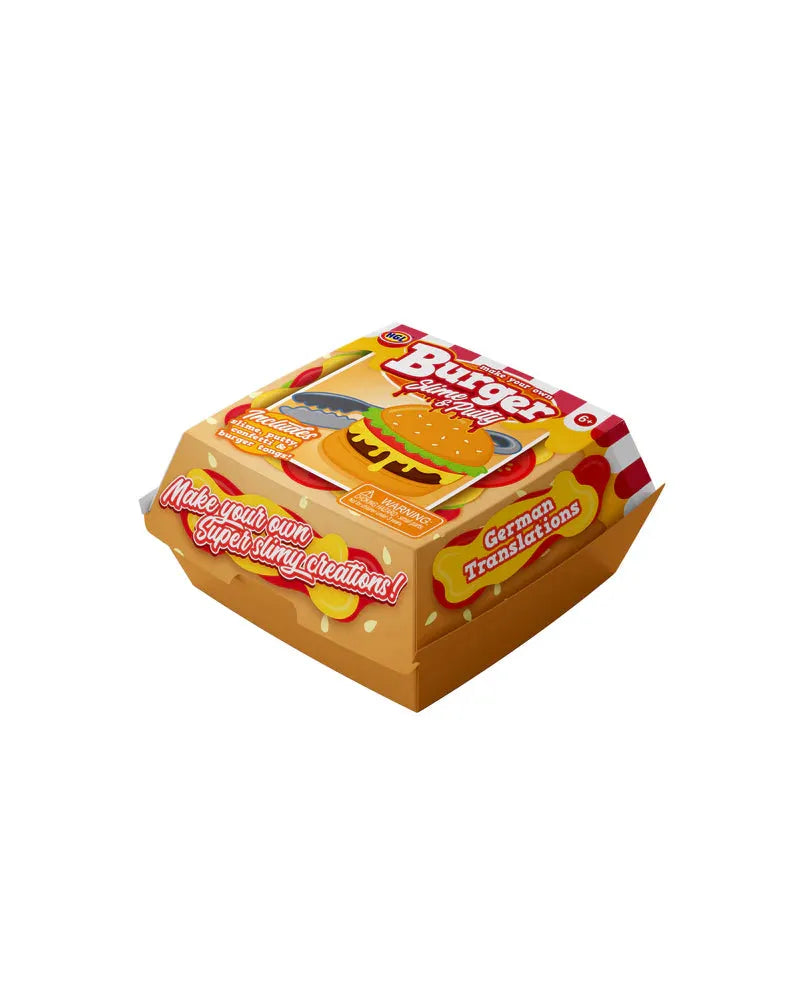 Make Your Own Burger Slime and Putty – joyful toys & games for little ones at C&K, an independent lifestyle store in Settle.