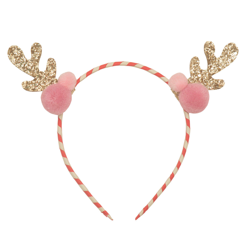 Stripey Pom Pom Reindeer Headband – joyful toys & games for little ones at C&K, an independent lifestyle store in Settle.
