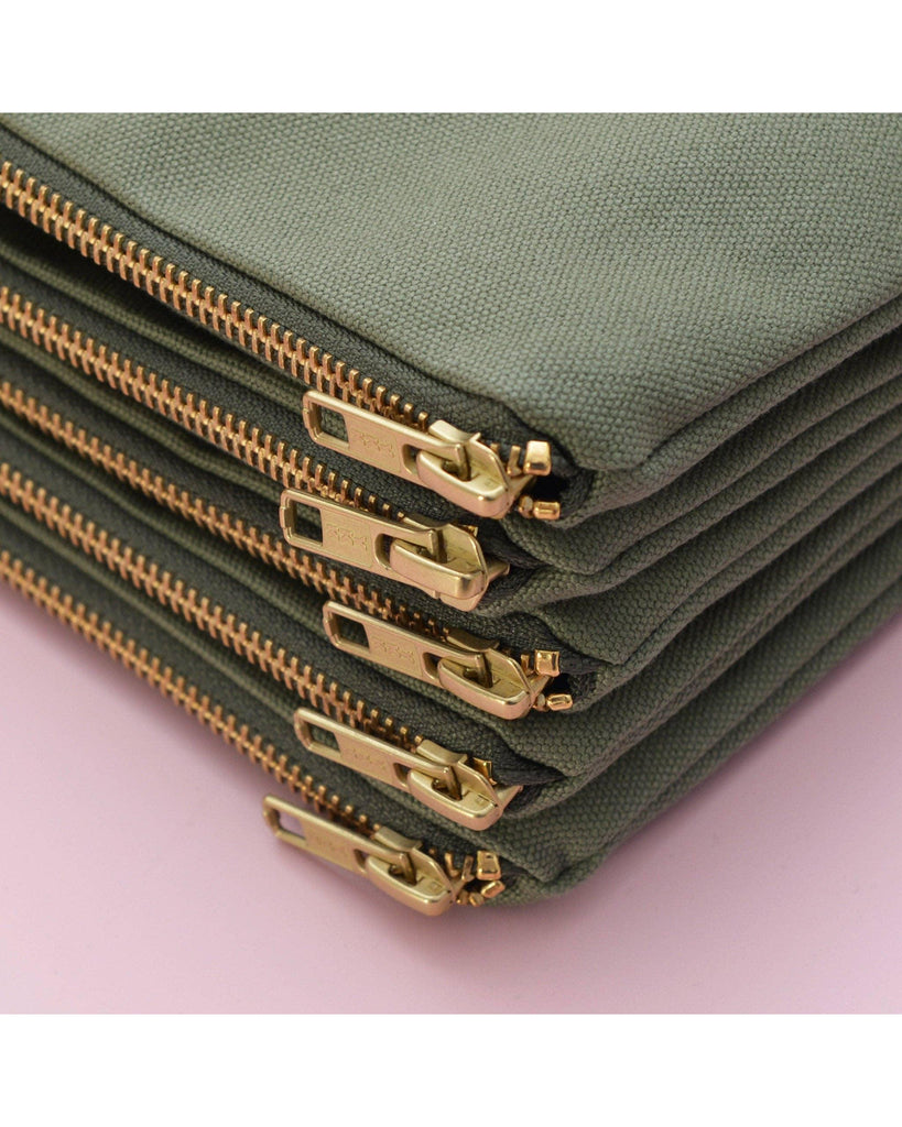 Bits & Bobs - Olive Green Pouch – thoughtful gifts and beautiful finds from C&K, an independent lifestyle store in Settle.
