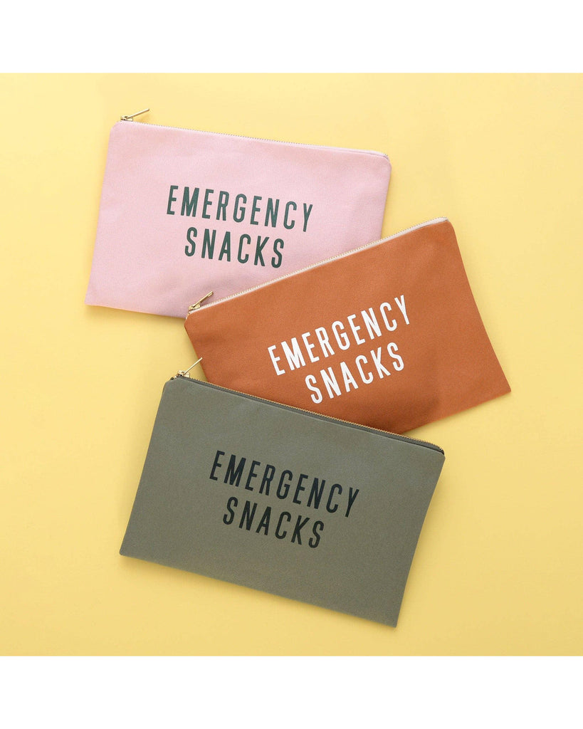 Emergency Snacks - Olive Green Pouch – thoughtful gifts and beautiful finds from C&K, an independent lifestyle store in Settle.