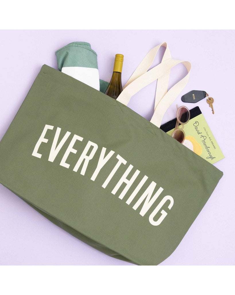Everything - Olive Green REALLY Big Bag – thoughtful gifts and beautiful finds from C&K, an independent lifestyle store in Settle.