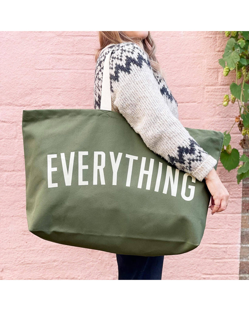 Everything - Olive Green REALLY Big Bag – thoughtful gifts and beautiful finds from C&K, an independent lifestyle store in Settle.