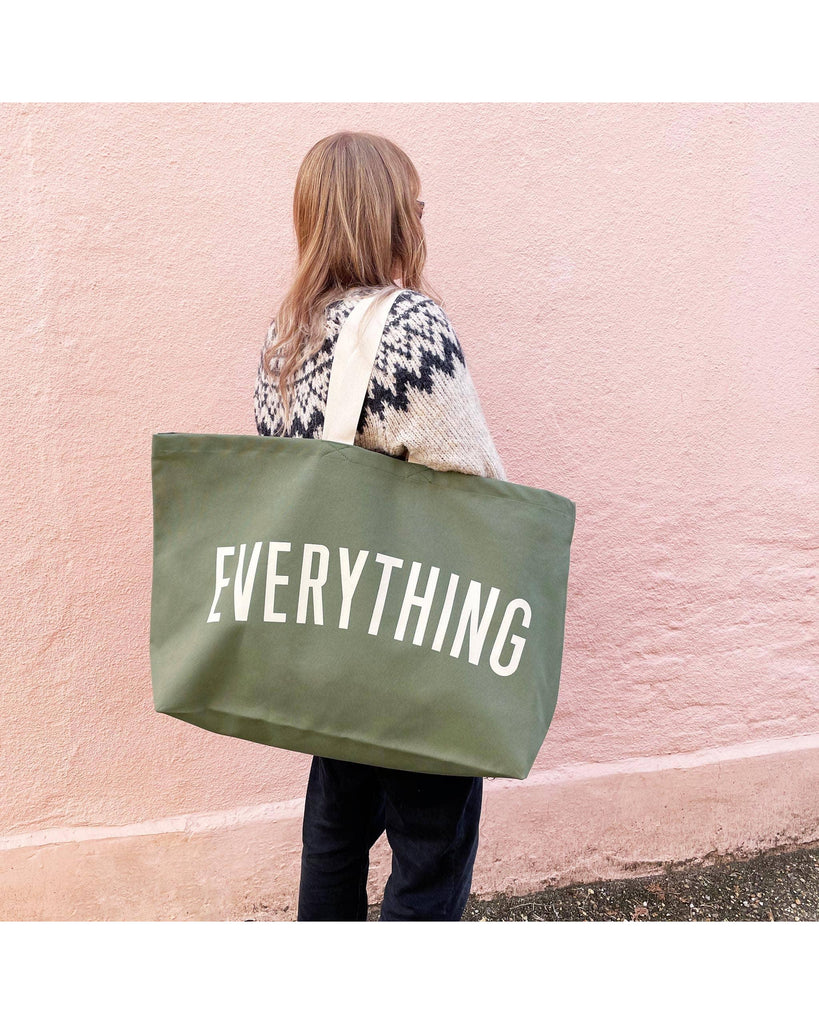 Everything - Olive Green REALLY Big Bag – thoughtful gifts and beautiful finds from C&K, an independent lifestyle store in Settle.