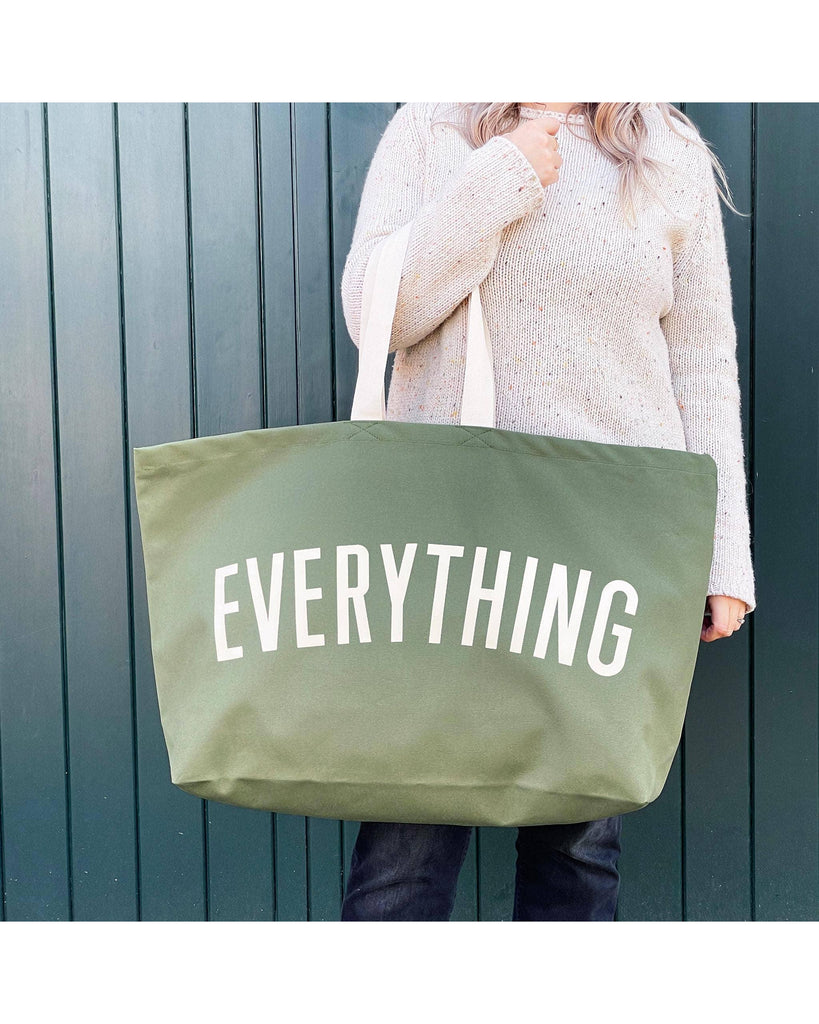 Everything - Olive Green REALLY Big Bag – thoughtful gifts and beautiful finds from C&K, an independent lifestyle store in Settle.