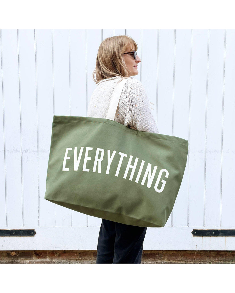 Everything - Olive Green REALLY Big Bag – thoughtful gifts and beautiful finds from C&K, an independent lifestyle store in Settle.
