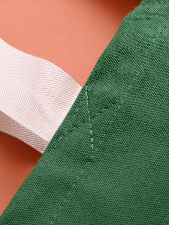 Jolly (Tired) - Forest Green Tote Bag – stylish accessories from C&K, an independent lifestyle store in Settle, North Yorkshire.