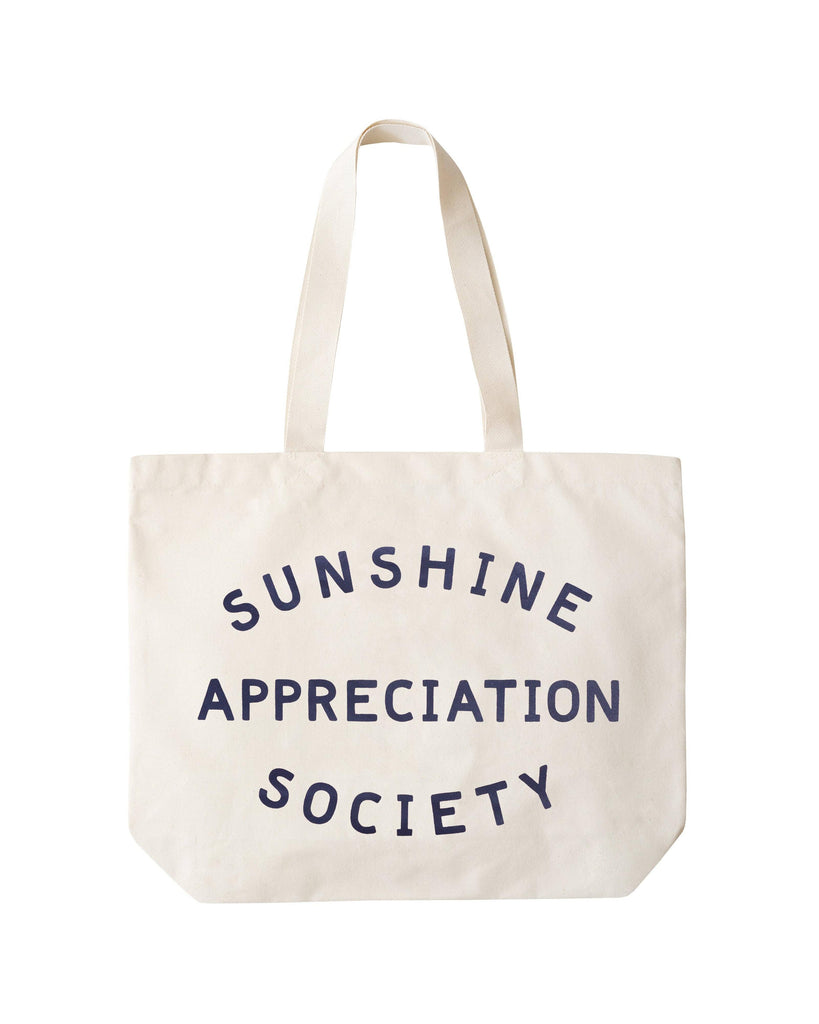 Sunshine Appreciation Society - Big Canvas Tote Bag – thoughtful gifts and beautiful finds from C&K, an independent lifestyle store in Settle.