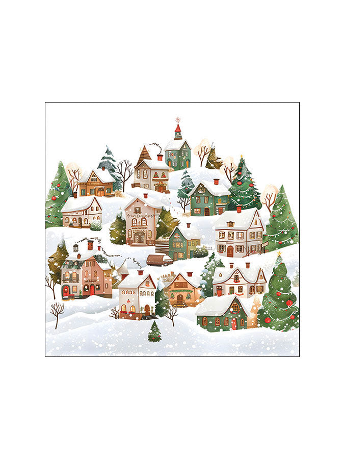 Winter Village Napkins – thoughtful gifts and beautiful finds from C&K, an independent lifestyle store in Settle.