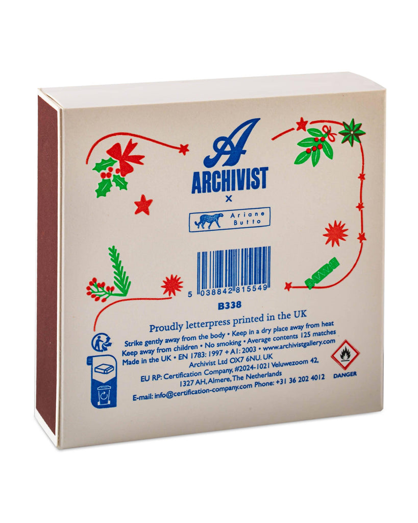 Festive Dog | Square - Christmas Safety Matches🎄 – thoughtful gifts and beautiful finds from C&K, an independent lifestyle store in Settle.