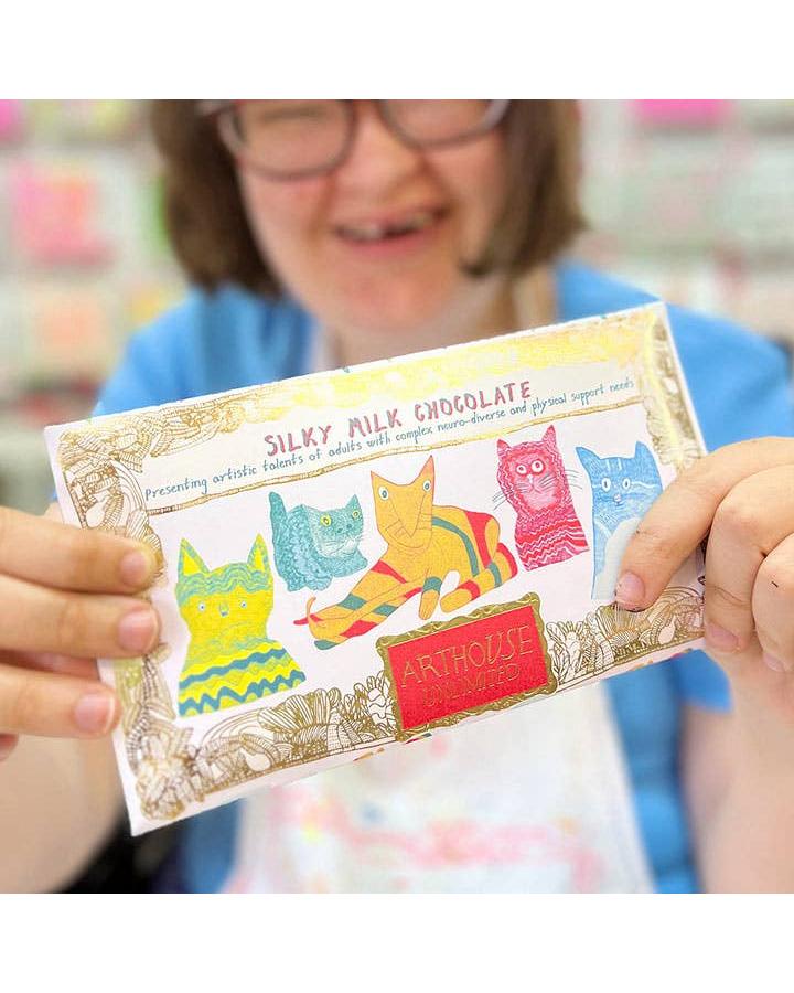 Miaow for Now, Silky Milk Chocolate Bar – thoughtful gifts and beautiful finds from C&K, an independent lifestyle store in Settle.