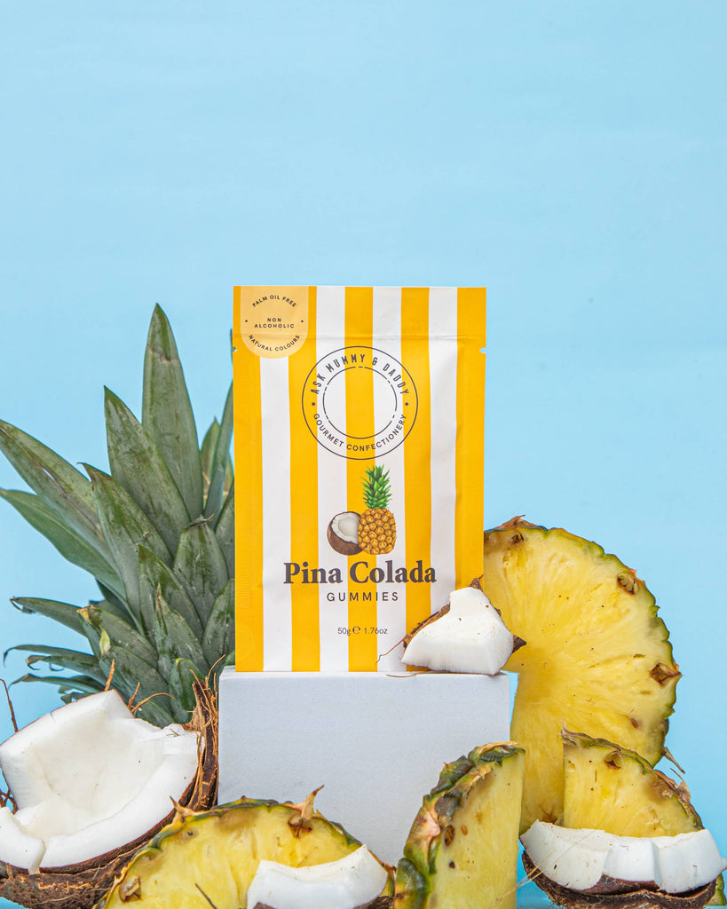 Pina Colada Gummies 50g Pouch – thoughtful gifts and beautiful finds from C&K, an independent lifestyle store in Settle.