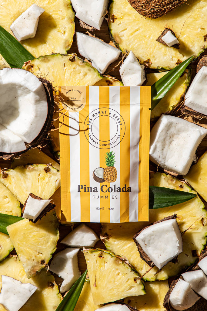 Pina Colada Gummies 50g Pouch – thoughtful gifts and beautiful finds from C&K, an independent lifestyle store in Settle.