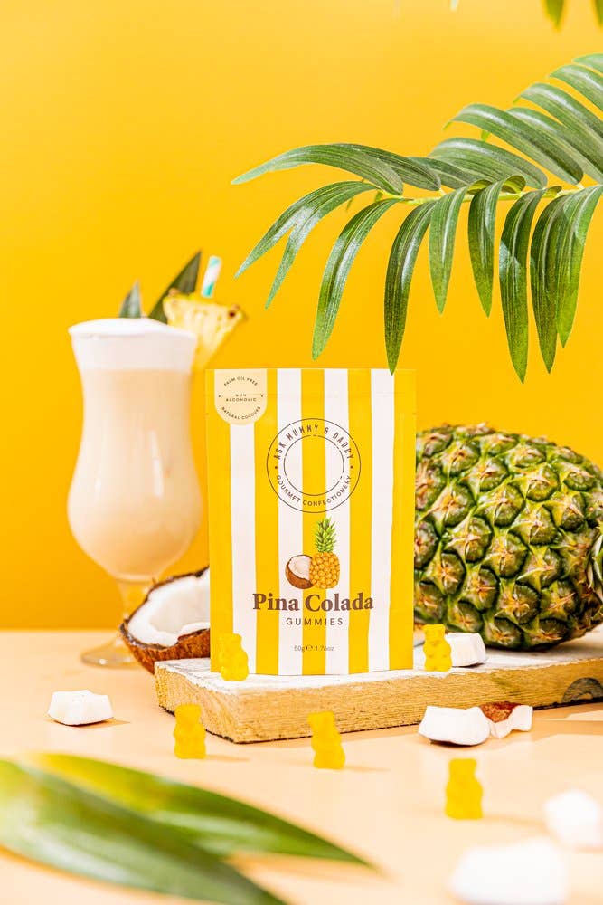 Pina Colada Gummies 50g Pouch – thoughtful gifts and beautiful finds from C&K, an independent lifestyle store in Settle.