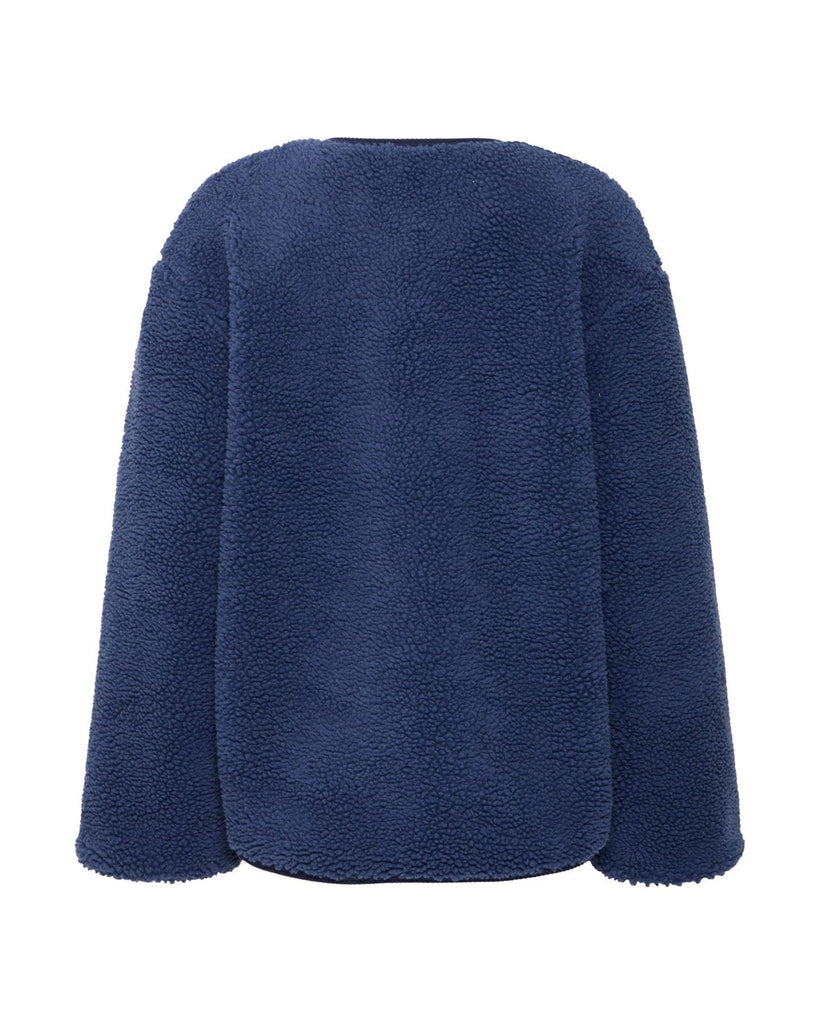 Cotty Jacket - Dark Demin Mix – timeless women’s fashion from C&K, an independent lifestyle store in Settle, North Yorkshire.