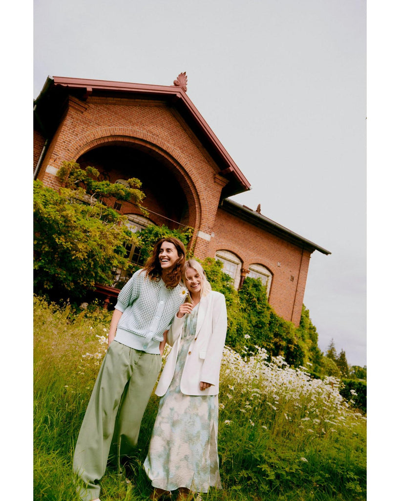 Dalano wide pants - sea spray – timeless women’s fashion from C&K, an independent lifestyle store in Settle, North Yorkshire.