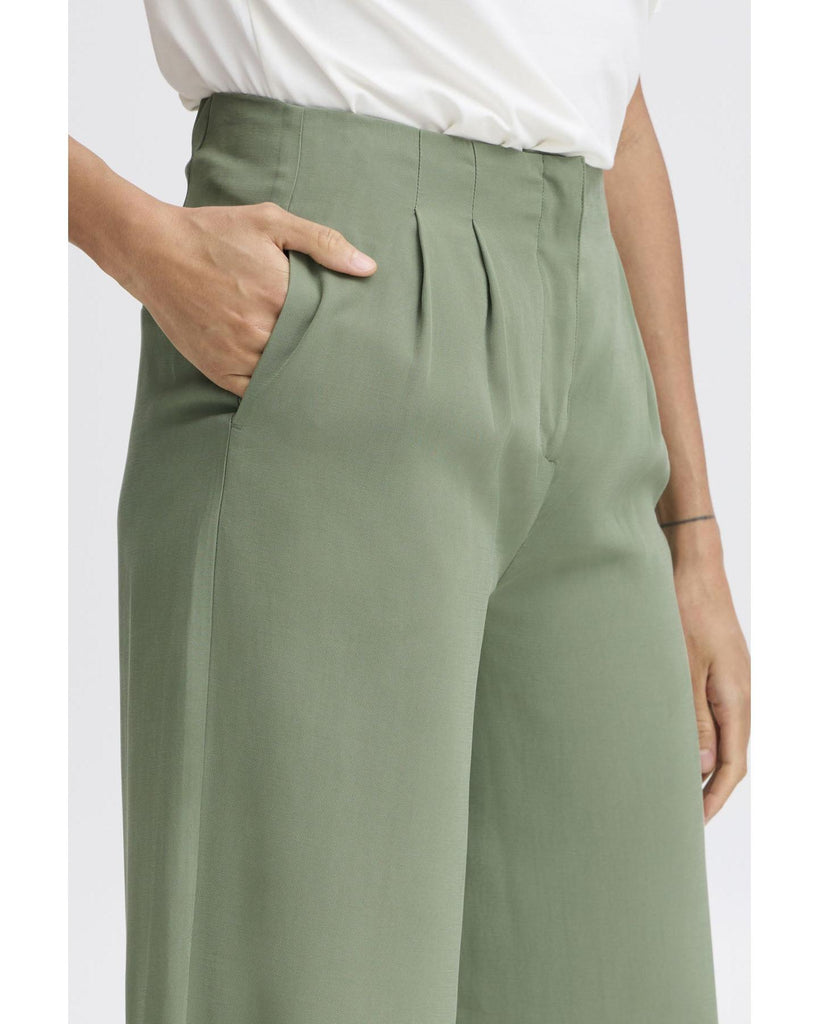 Dalano wide pants - sea spray – timeless women’s fashion from C&K, an independent lifestyle store in Settle, North Yorkshire.