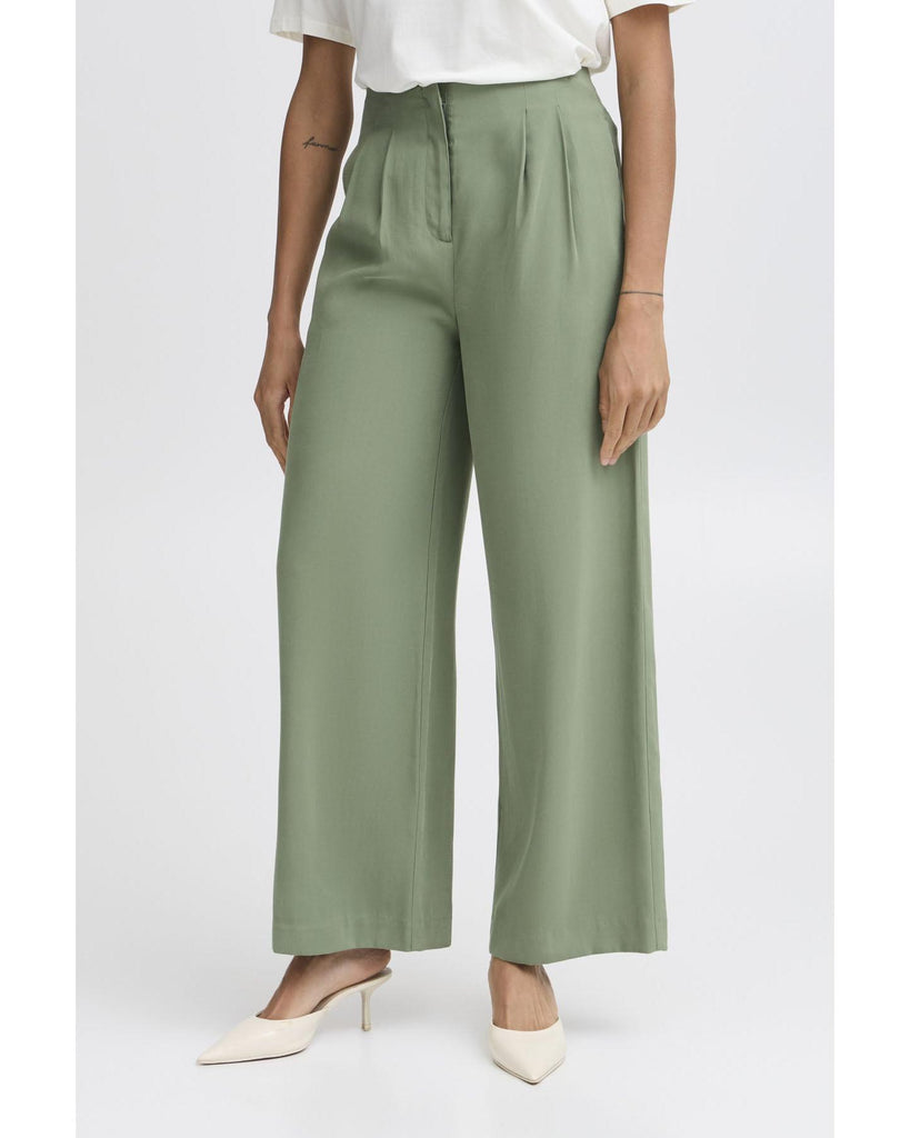 Dalano wide pants - sea spray – timeless women’s fashion from C&K, an independent lifestyle store in Settle, North Yorkshire.