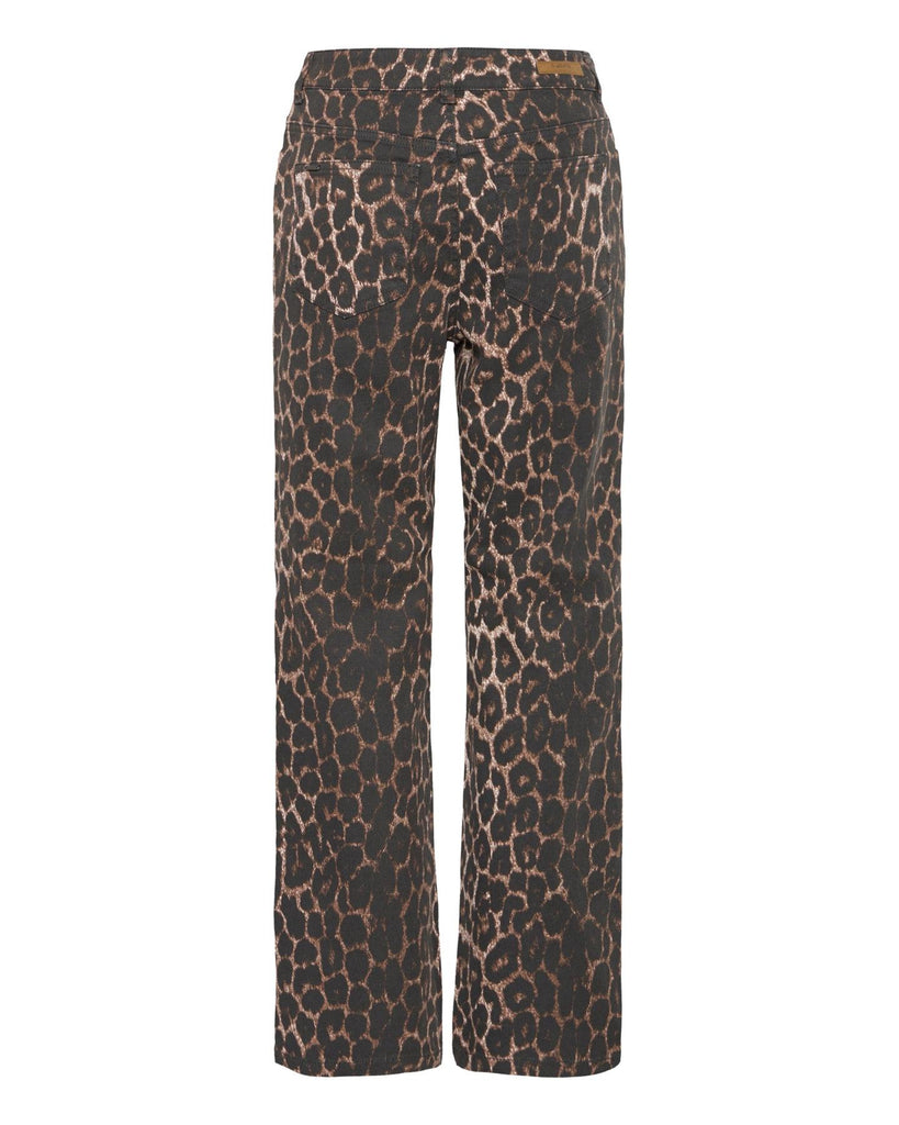 Kenna High Waisted Jeans - Denim Leopard – timeless women’s fashion from C&K, an independent lifestyle store in Settle, North Yorkshire.