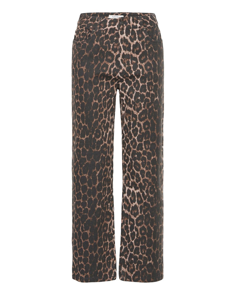 Kenna High Waisted Jeans - Denim Leopard – timeless women’s fashion from C&K, an independent lifestyle store in Settle, North Yorkshire.