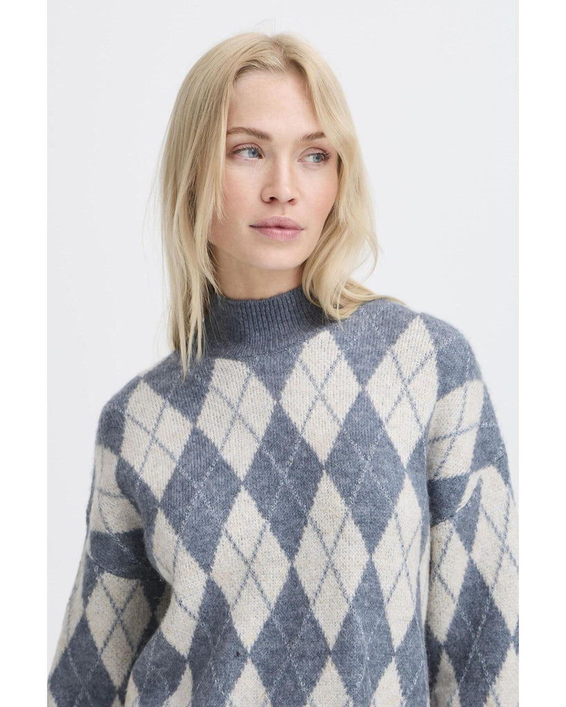 Nafta Argyle Jumper – timeless women’s fashion from C&K, an independent lifestyle store in Settle, North Yorkshire.