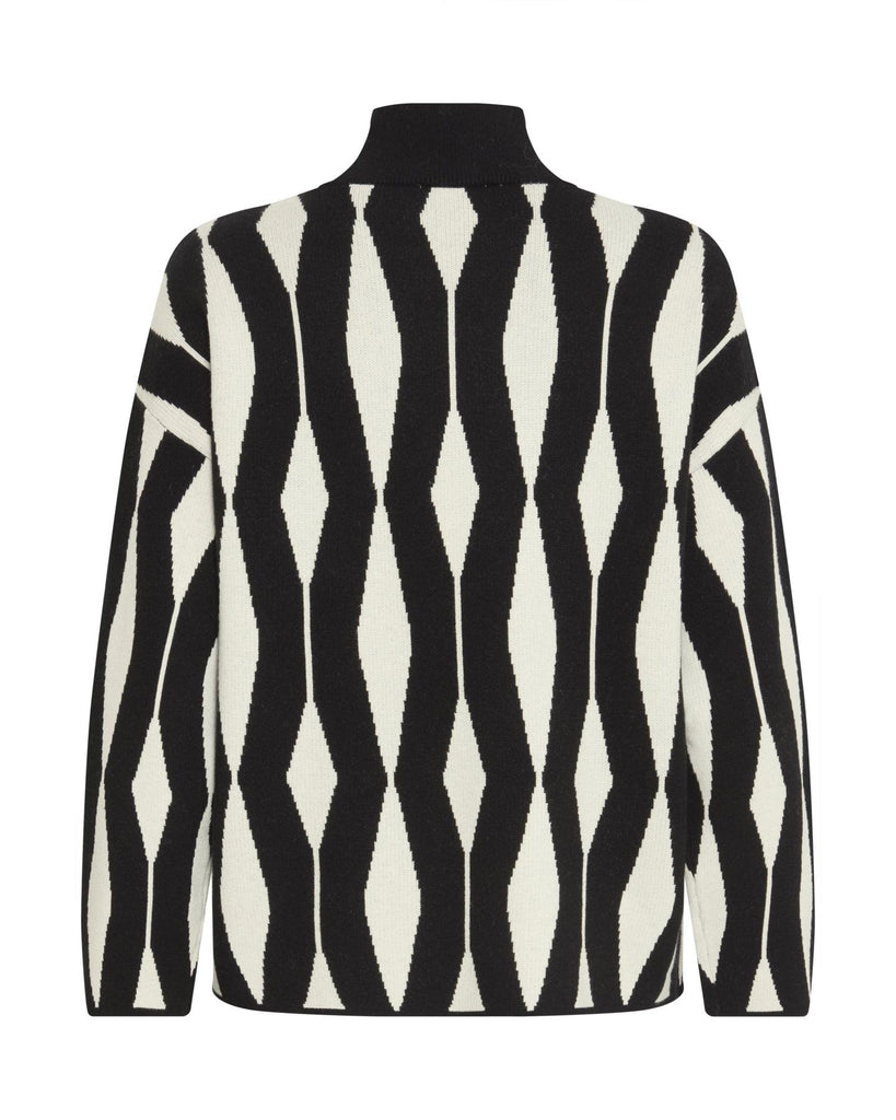 Otari Jacquard Jumper - Meteorite – timeless women’s fashion from C&K, an independent lifestyle store in Settle, North Yorkshire.