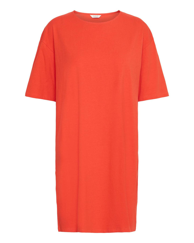 Pandinna T-Shirt Dress - Flame Scarlet – timeless women’s fashion from C&K, an independent lifestyle store in Settle, North Yorkshire.