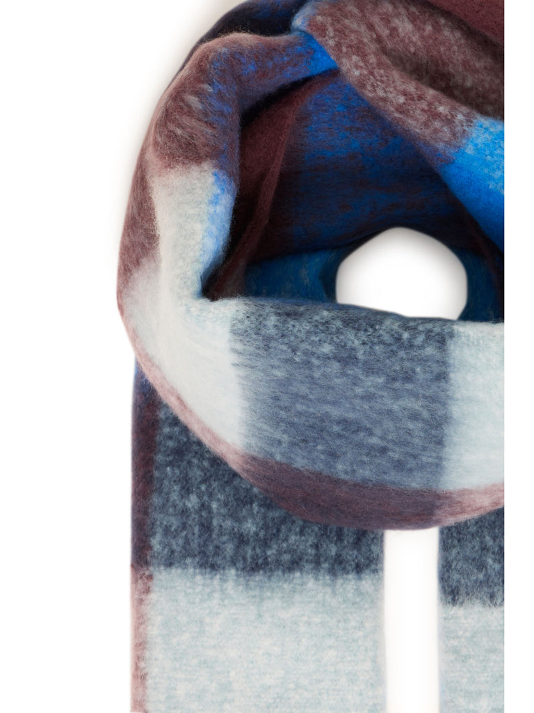 Watti scarf - blue quartz mix – stylish accessories from C&K, an independent lifestyle store in Settle, North Yorkshire.