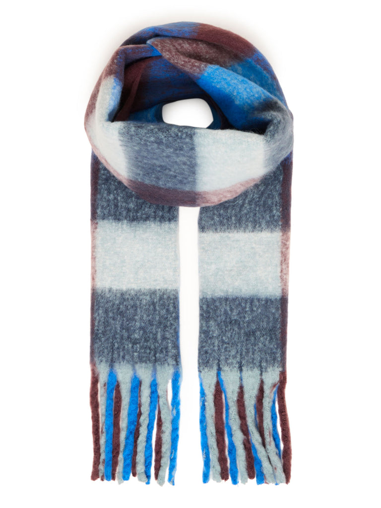 Watti scarf - blue quartz mix – stylish accessories from C&K, an independent lifestyle store in Settle, North Yorkshire.