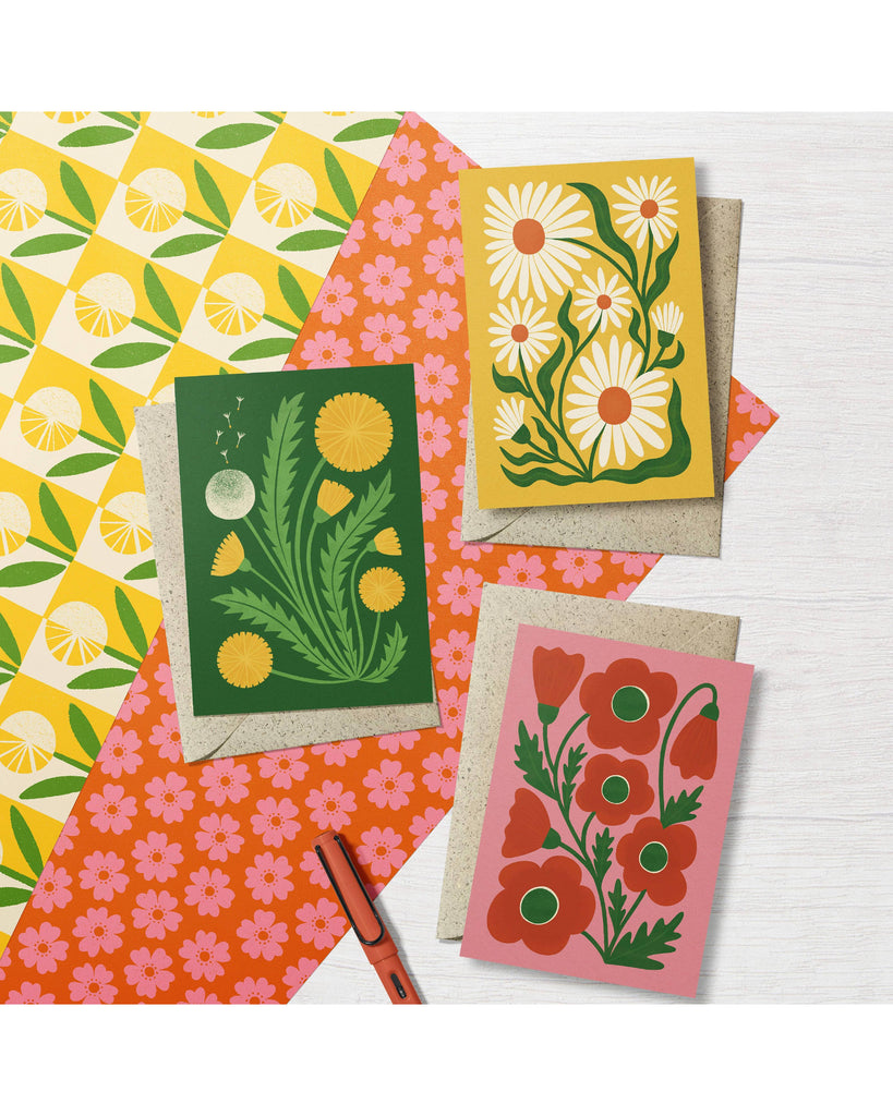 Cornflower Card – beautiful greeting card from C&K, an independent lifestyle store in Settle.