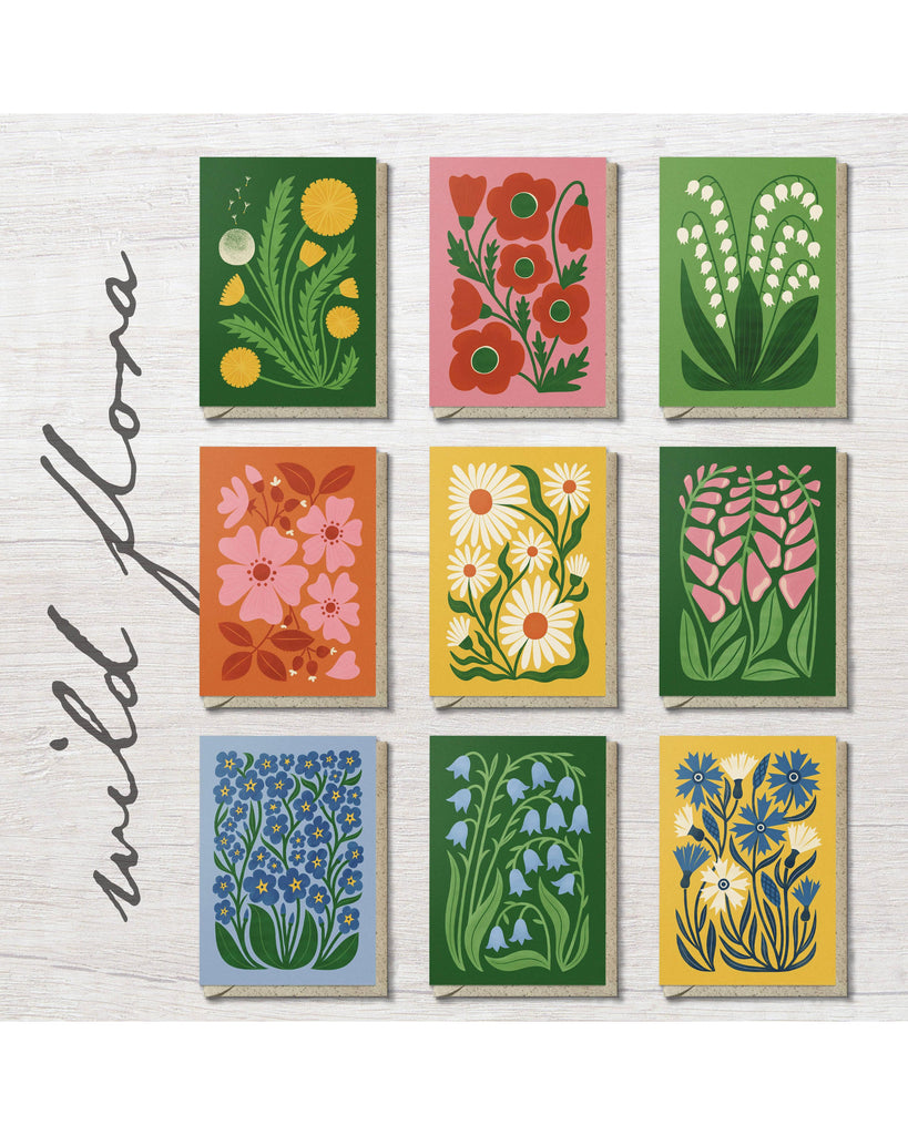 Cornflower Card – beautiful greeting card from C&K, an independent lifestyle store in Settle.