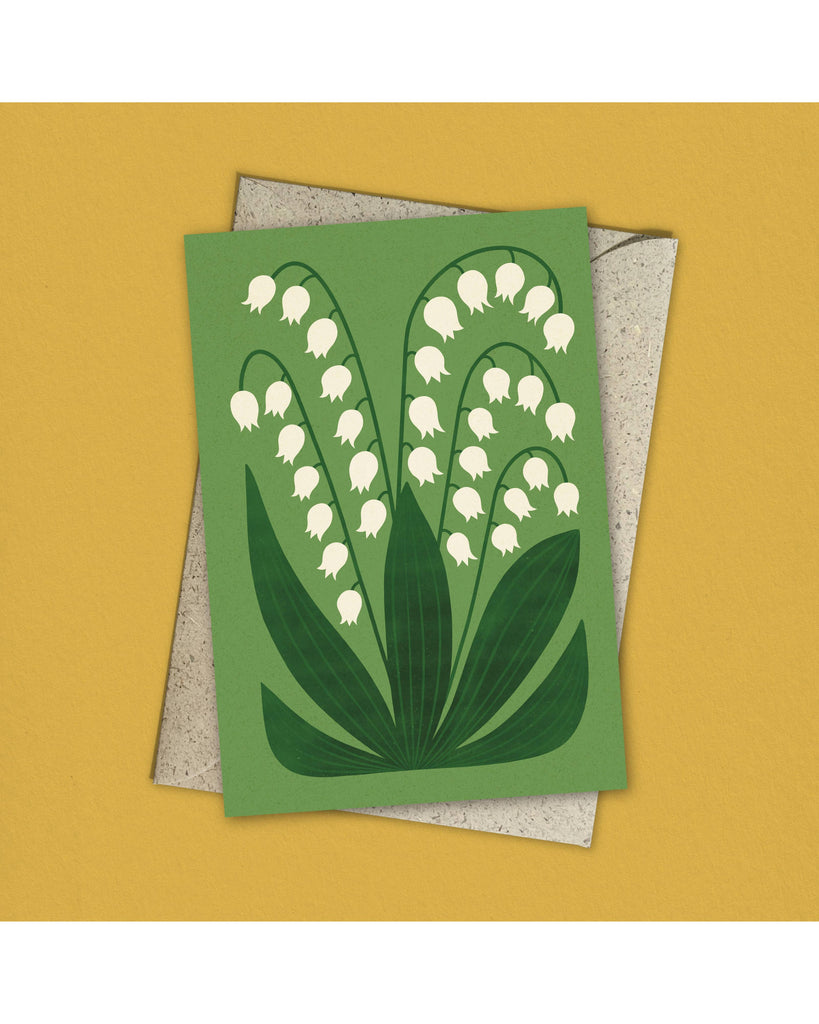 Lily of the Valley Card – beautiful greeting card from C&K, an independent lifestyle store in Settle.