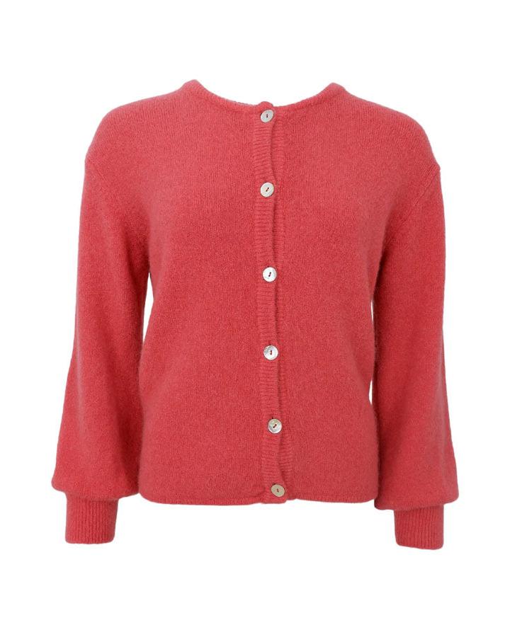 Bella Knit Cardigan Berry – timeless women’s fashion from C&K, an independent lifestyle store in Settle, North Yorkshire.