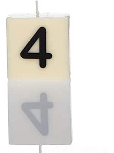 Number Candle 4 – thoughtful gifts and beautiful finds from C&K, an independent lifestyle store in Settle.