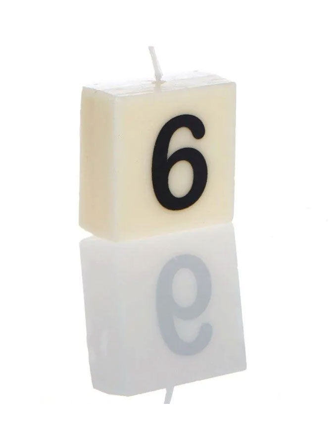 Number Candle 6 – thoughtful gifts and beautiful finds from C&K, an independent lifestyle store in Settle.