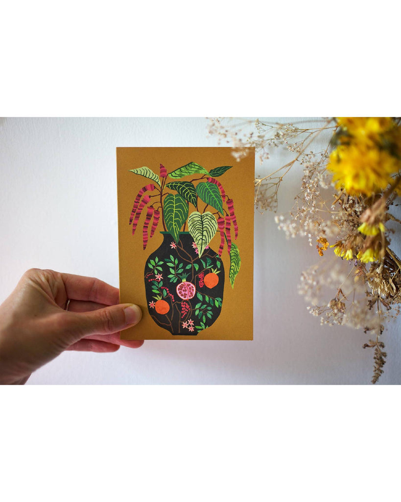 Amaranthus Greetings Card – beautiful greeting card from C&K, an independent lifestyle store in Settle.