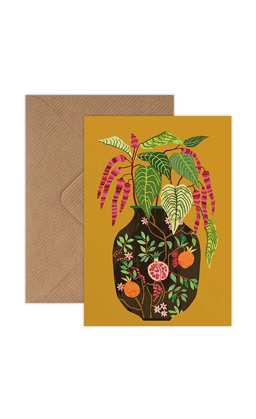 Amaranthus Greetings Card – beautiful greeting card from C&K, an independent lifestyle store in Settle.