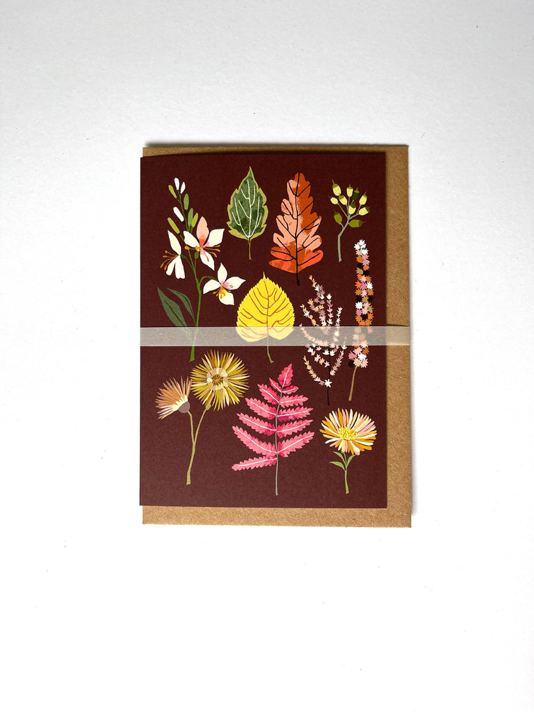 Autumn Begins Greetings Card – beautiful greeting card from C&K, an independent lifestyle store in Settle.