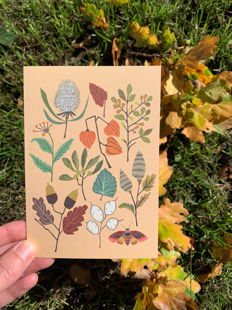 Autumn Walk Greetings Card – beautiful greeting card from C&K, an independent lifestyle store in Settle.