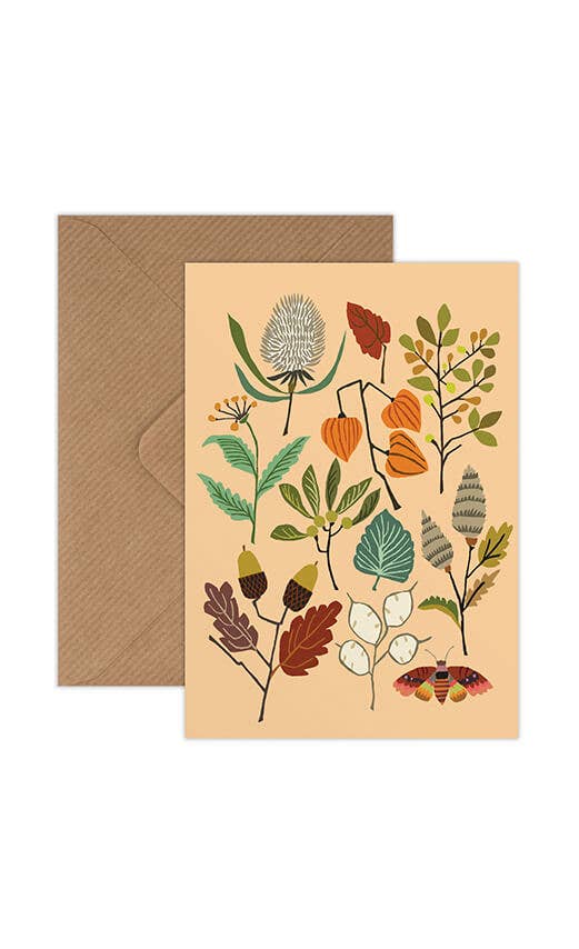 Autumn Walk Greetings Card – beautiful greeting card from C&K, an independent lifestyle store in Settle.