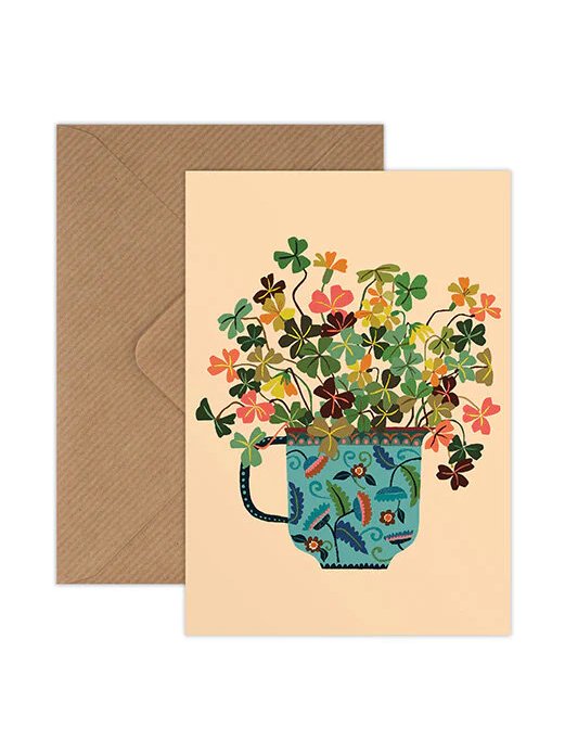 Wood Sorrel Card – beautiful greeting card from C&K, an independent lifestyle store in Settle.