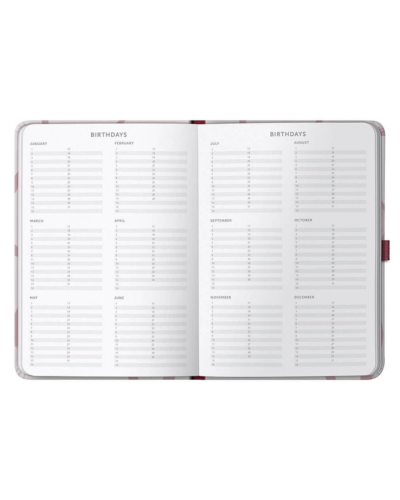 2026 A5 Diary Day-A-Page Planner | Pink Ribbon | Busy B – thoughtful gifts and beautiful finds from C&K, an independent lifestyle store in Settle.