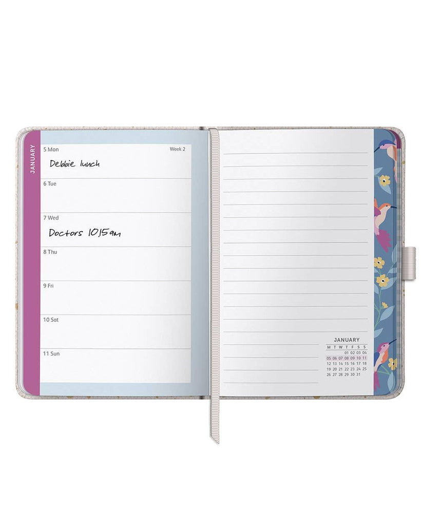 2026 A6 Diary, Weekly Planner, To-Do Lists & Notes | Gold – thoughtful gifts and beautiful finds from C&K, an independent lifestyle store in Settle.