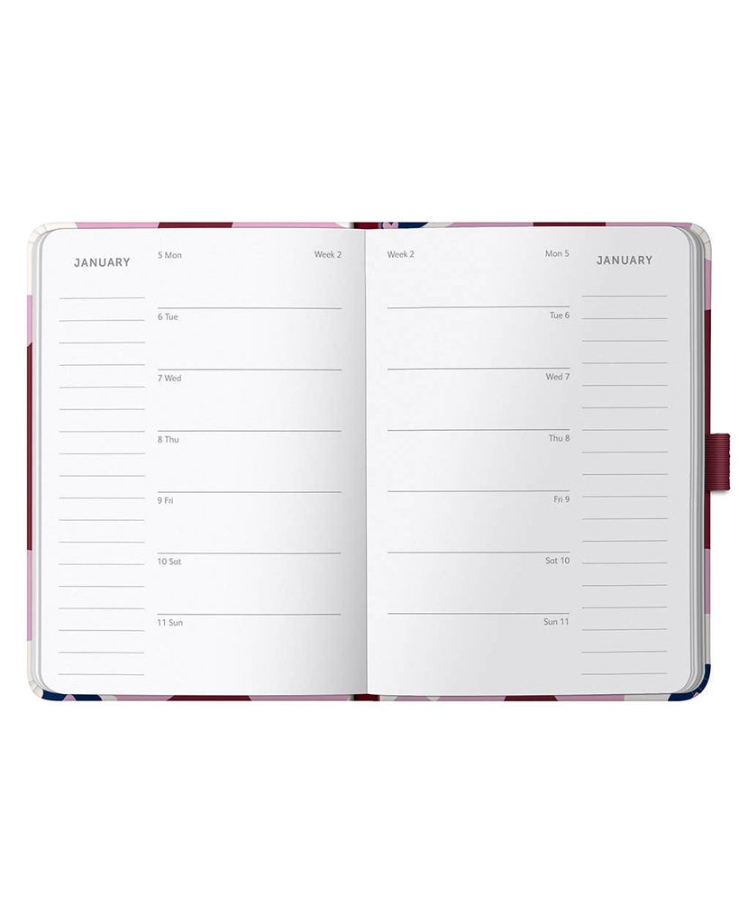 2026 A6 Diary | Weekly Planner with Dual Schedule | Floral – thoughtful gifts and beautiful finds from C&K, an independent lifestyle store in Settle.