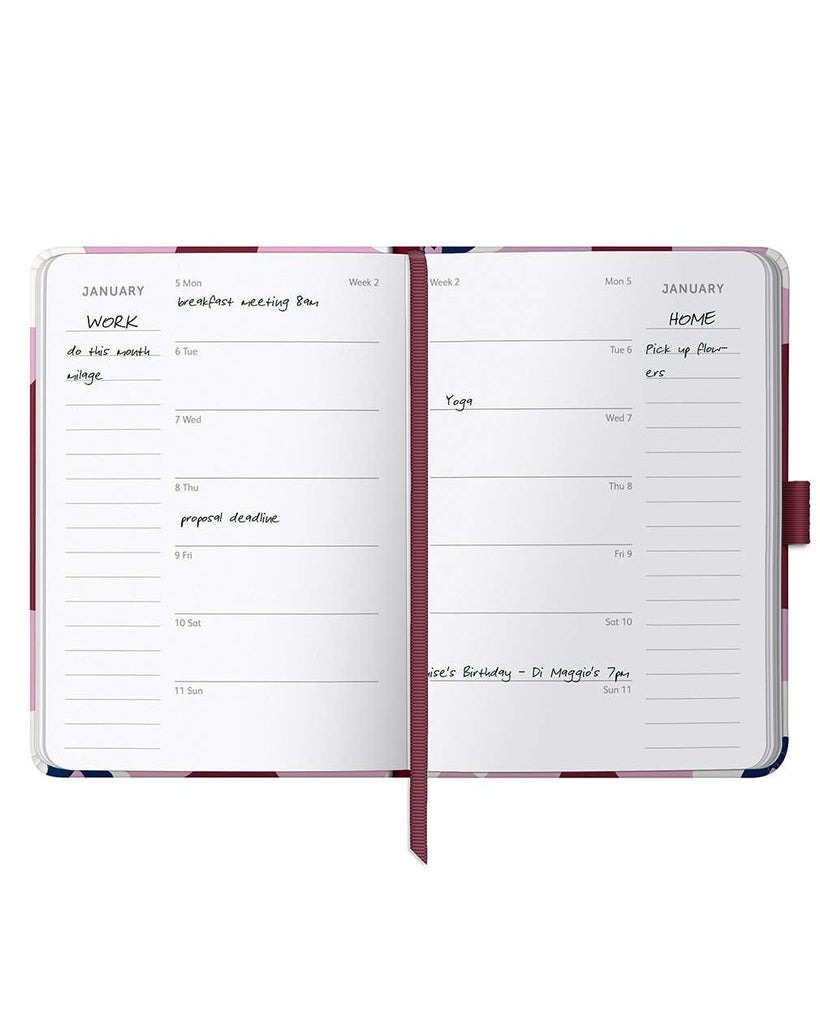 2026 A6 Diary | Weekly Planner with Dual Schedule | Floral – thoughtful gifts and beautiful finds from C&K, an independent lifestyle store in Settle.
