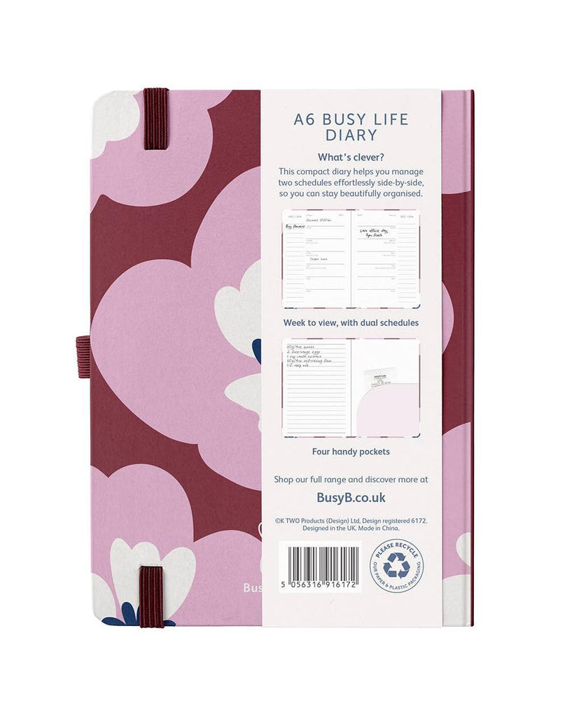 2026 A6 Diary | Weekly Planner with Dual Schedule | Floral – thoughtful gifts and beautiful finds from C&K, an independent lifestyle store in Settle.