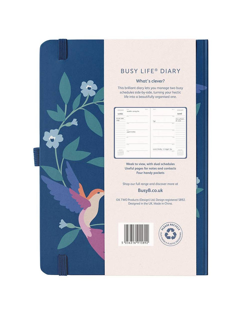2026 Diary | Busy Life Diary & Weekly Planner | Birds Design – thoughtful gifts and beautiful finds from C&K, an independent lifestyle store in Settle.