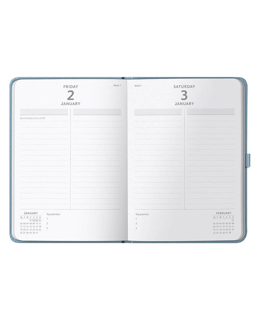 2026 Dual Schedule A5 Diary | Daily Planner | Day A Page – thoughtful gifts and beautiful finds from C&K, an independent lifestyle store in Settle.