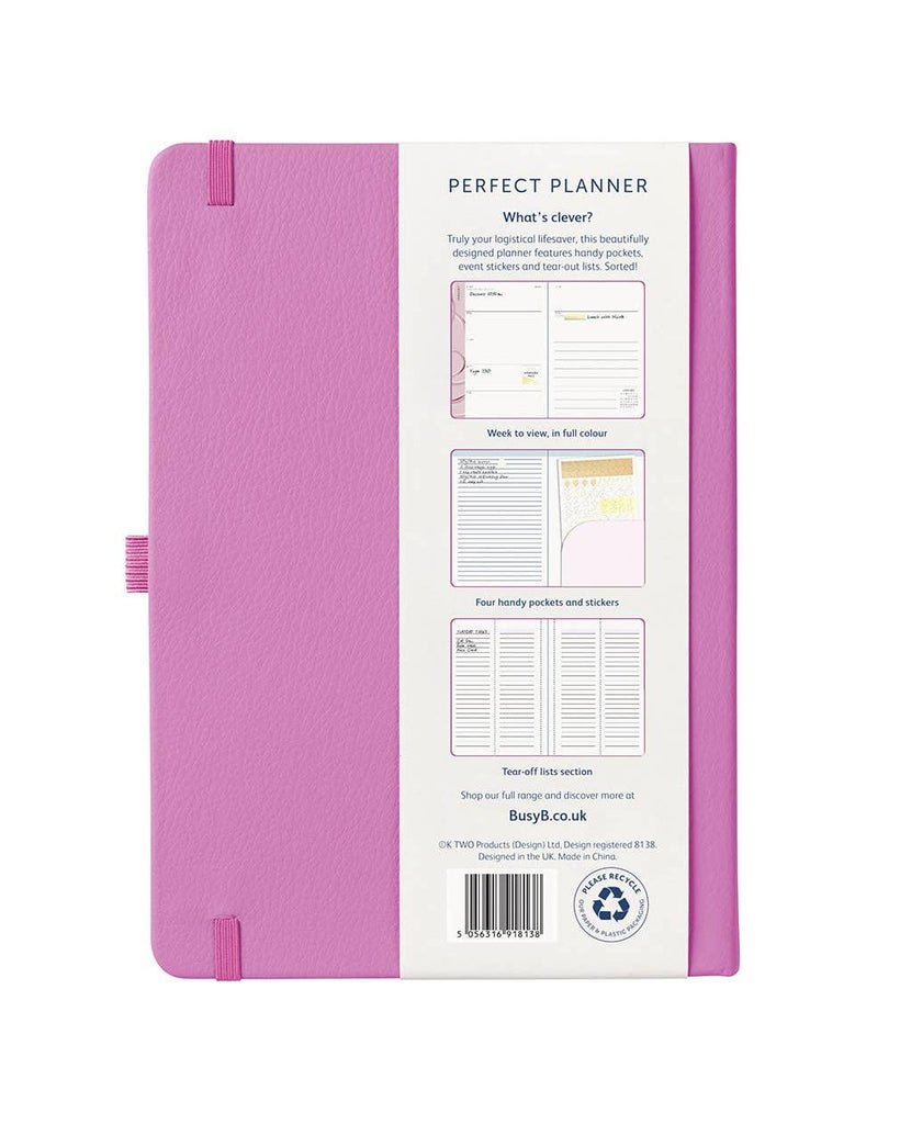 2026 Weekly Diary A5 Planner | Pink Daily Organiser | Busy B – thoughtful gifts and beautiful finds from C&K, an independent lifestyle store in Settle.