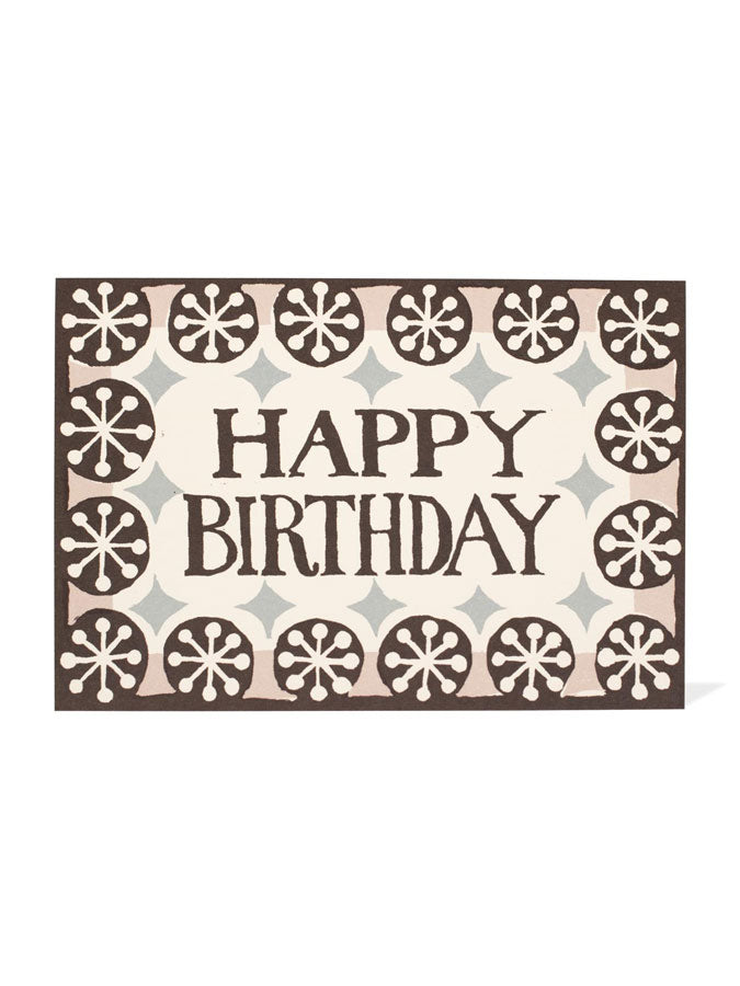 Happy Birthday Card Coffee, Pink & Sky Blue – beautiful greeting card from C&K, an independent lifestyle store in Settle.